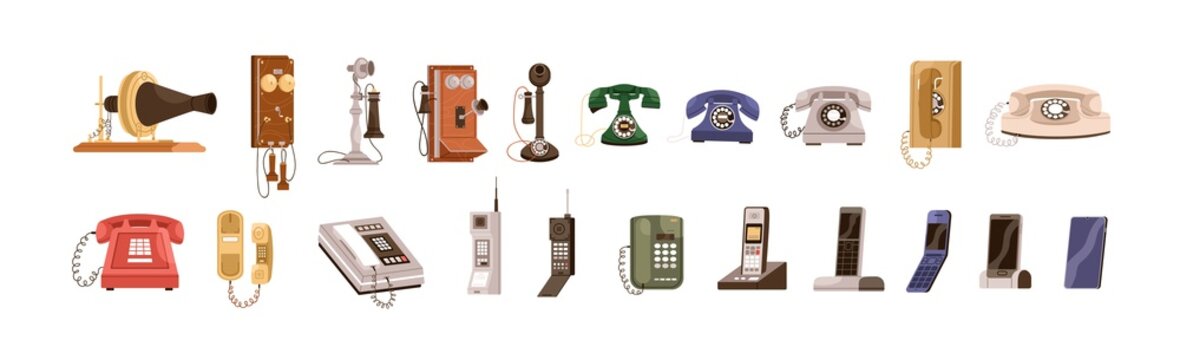 Evolution of Mobile Phones and Telephones